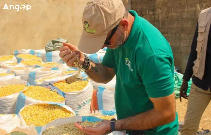 Empresário brasileiro avalia condições no Quipungo para instalar fábrica de rações