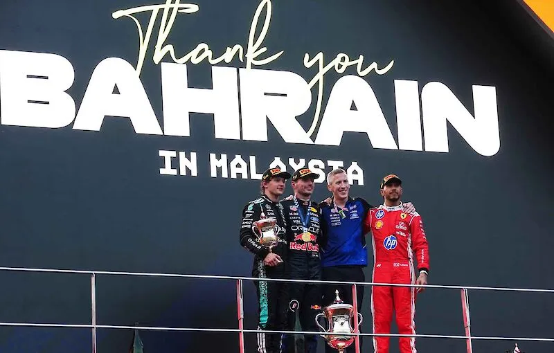 Fórmula 1: Verstappen vence GP do Bahrein