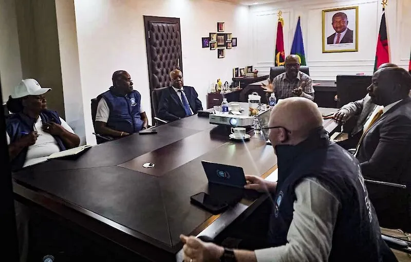 Albino Malungo reúne com deputados observadores para as eleições na Zâmbia