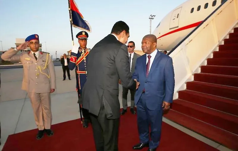 Presidente João Lourenço no Egipto para cimeiras africanas