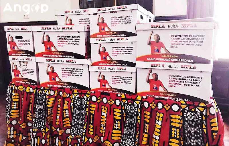 MPLA na Huíla valida candidatura de Nuno Mahapi com 7.938 subscrições e rejeita Vicente Lombe Cambwale