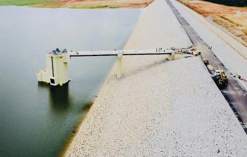 Barragem do Calucuve já em funcionamento