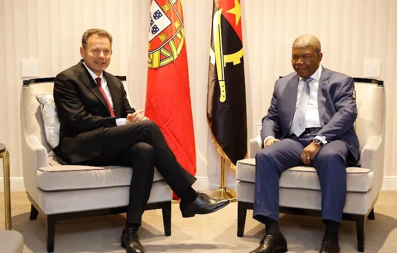 Presidente angolano dialoga com primeiro-ministro de Portugal