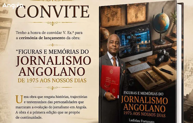 Ladislau Fortunato lança livro sobre memória do jornalismo angolano