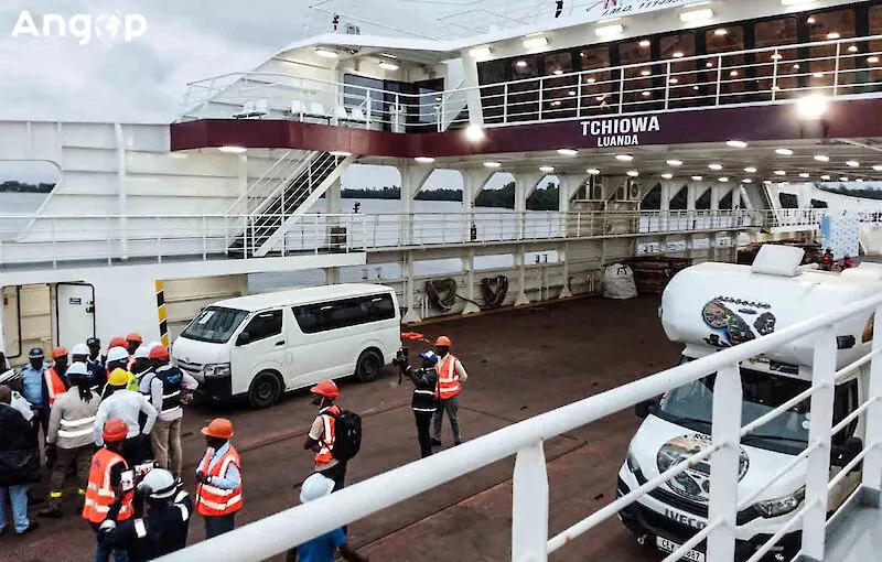 Navio Tchiowa entra em serviço na rota Cabinda–Soyo e passageiros destacam conforto na viagem inaugural