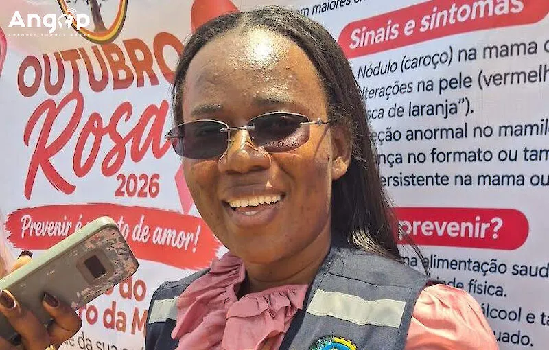 Viana faz rastreio do cancro da mama em mercados às quartas-feiras de Outubro, com 15 atendimentos diários no Hospital Mãe Jacinta Paulino