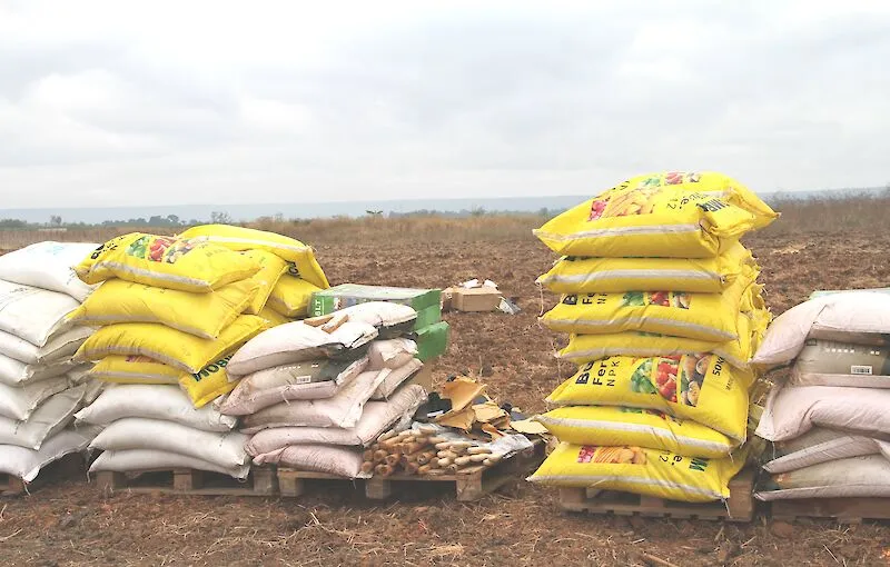 Governo lança campanha de distribuição de 114 mil toneladas de fertilizantes