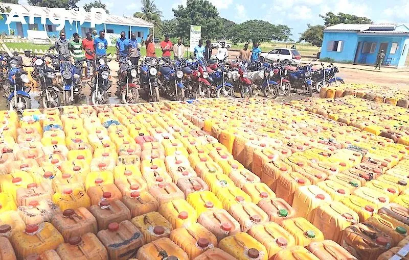 Forças de segurança travam contrabando de combustível no Huambo