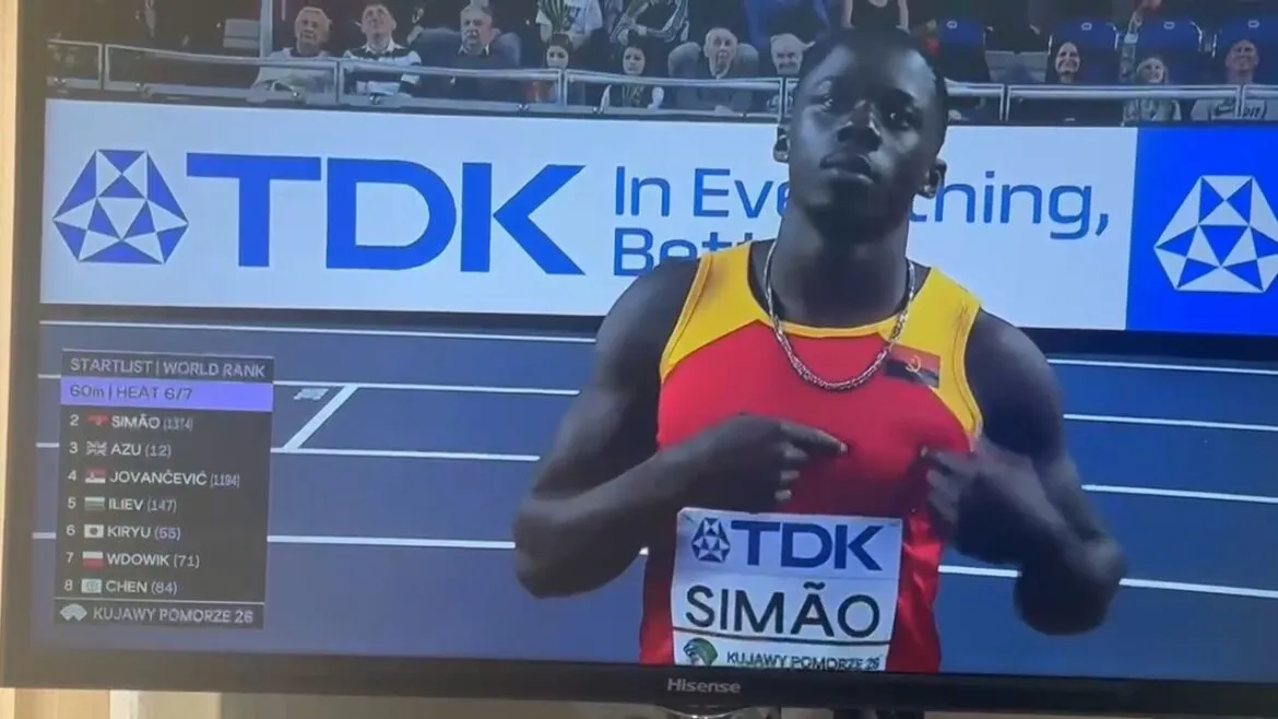 Arão Adão Simão alcança 6.º lugar no Mundial de Atletismo e eleva nome de Angola na Polónia