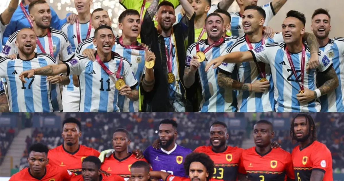Angola e Argentina jogam no dia 14 de Novembro em Luanda