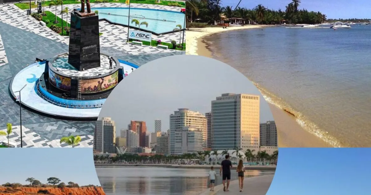Quais são as zonas de lazer que as famílias podem visitar em Luanda durante feriados e finais de semana? Veja