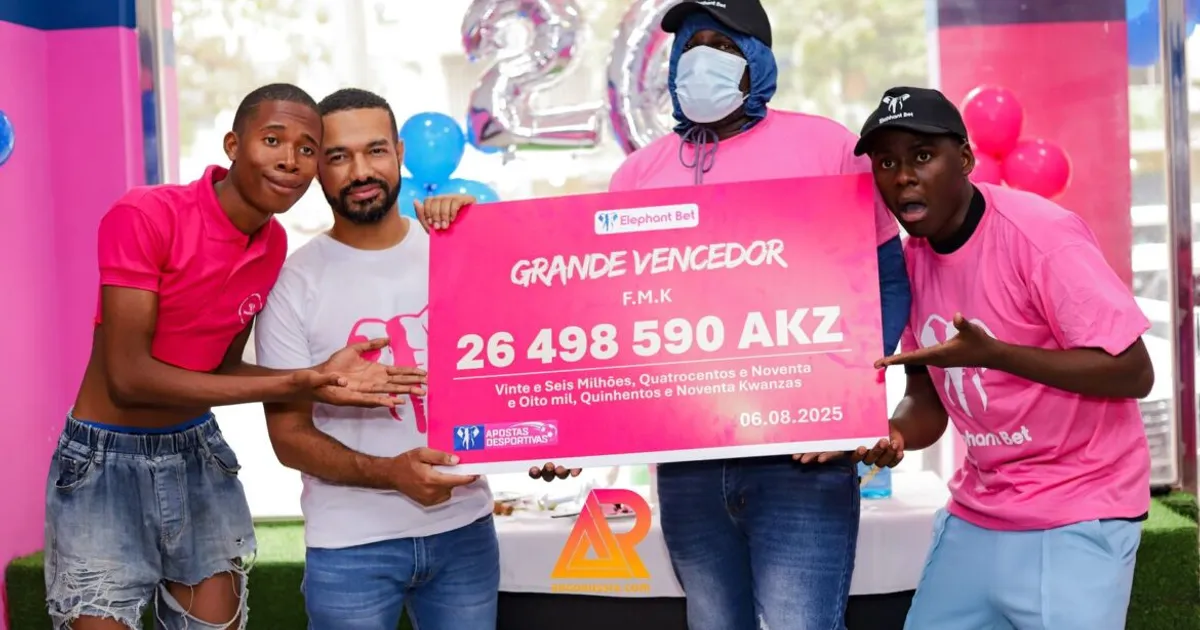 Elephant B€t realiza entrega de prémios a clientes nas lojas de Cacuaco e Vila Alice