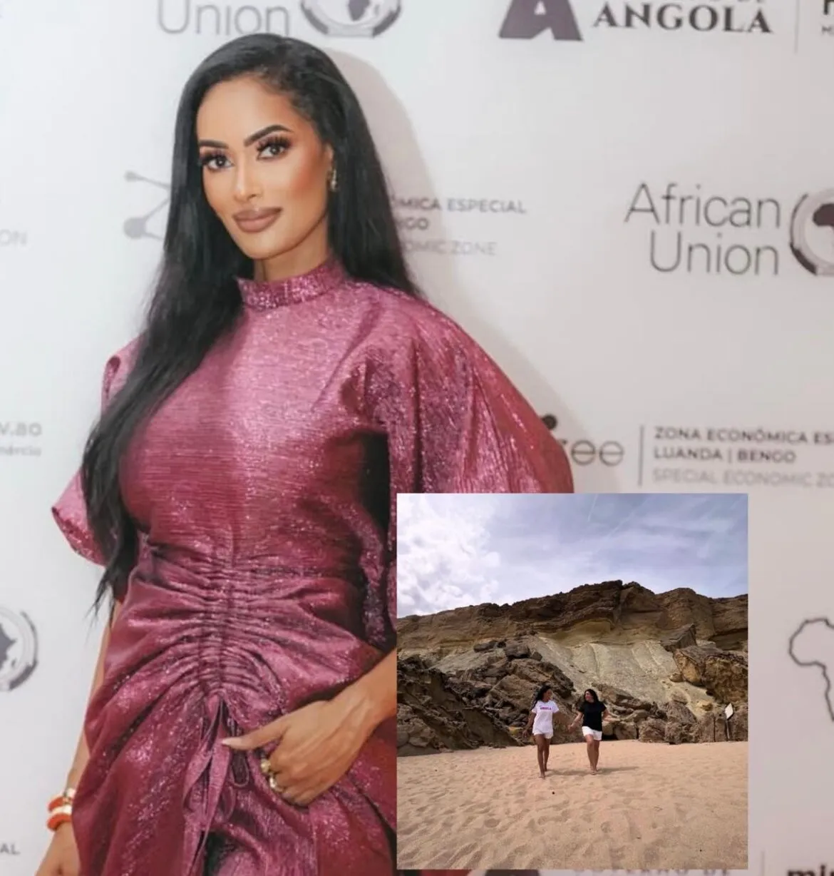 Micaela Reis encanta-se com as paisagens naturais do Namibe