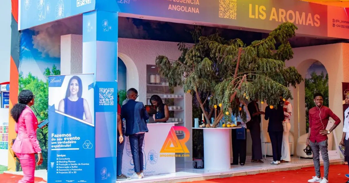 Marca angolana “Lis Aromas” exibe elegância e identidade na Feira Imobiliária