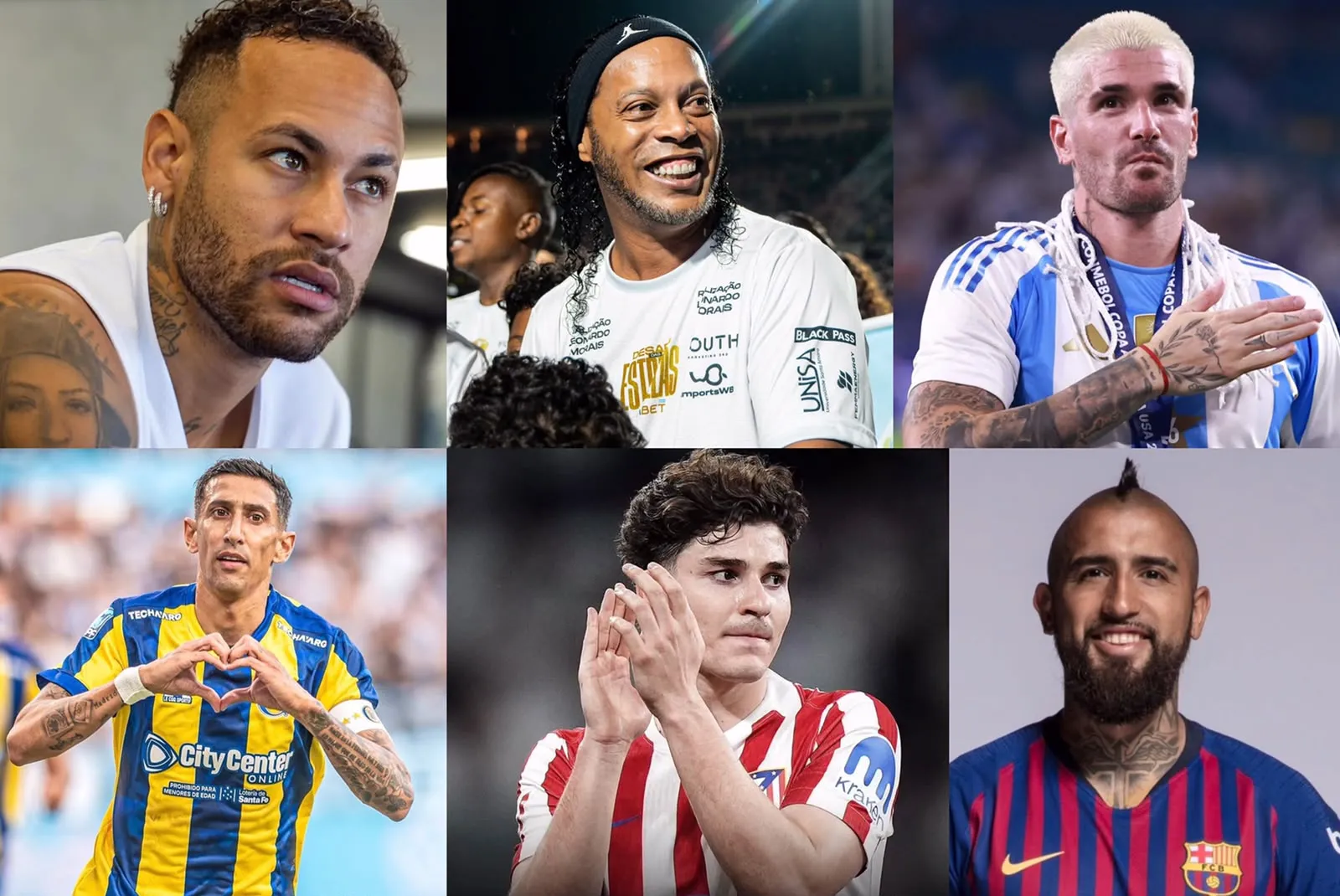 Neymar, Ronaldinho, Di María e outras estrelas do futebol emocionam-se com despedida de Lionel Messi