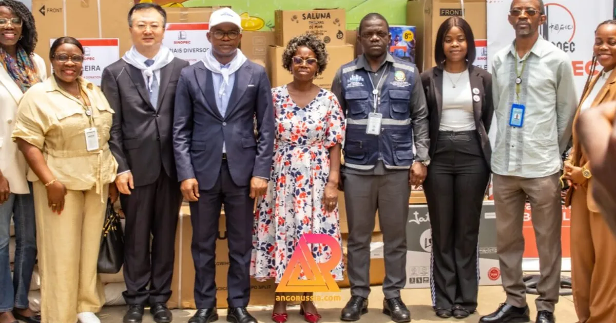 Sinopec Angola reforça compromisso social com doação ao Centro Infantil Tuzila