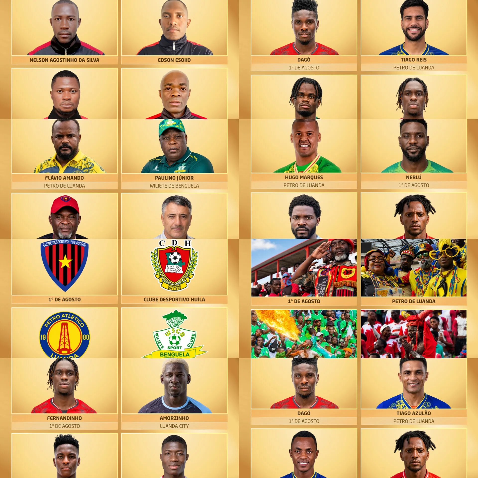 ZAP e ANCAF distinguem os melhores do Girabola na primeira gala oficial do futebol angolano