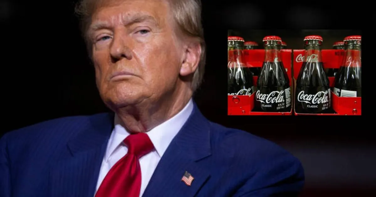 Donald Trump sugere mudança da receita da Coca-Cola