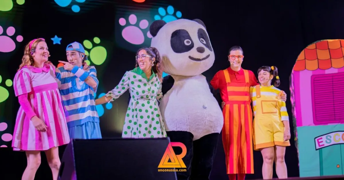 De regresso a Angola, Panda e os Caricas trazem alegria a miúdos e graúdos