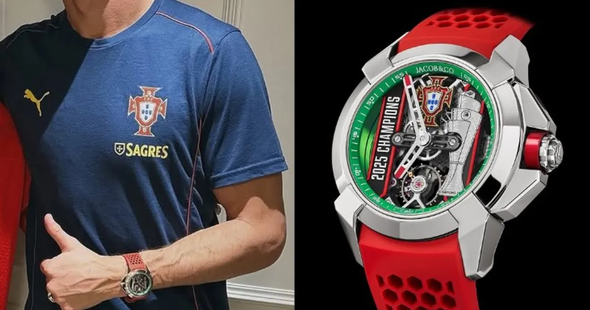 Cristiano Ronaldo surpreende Selecção Portuguesa com relógios de luxo e homenageia Diogo Jota