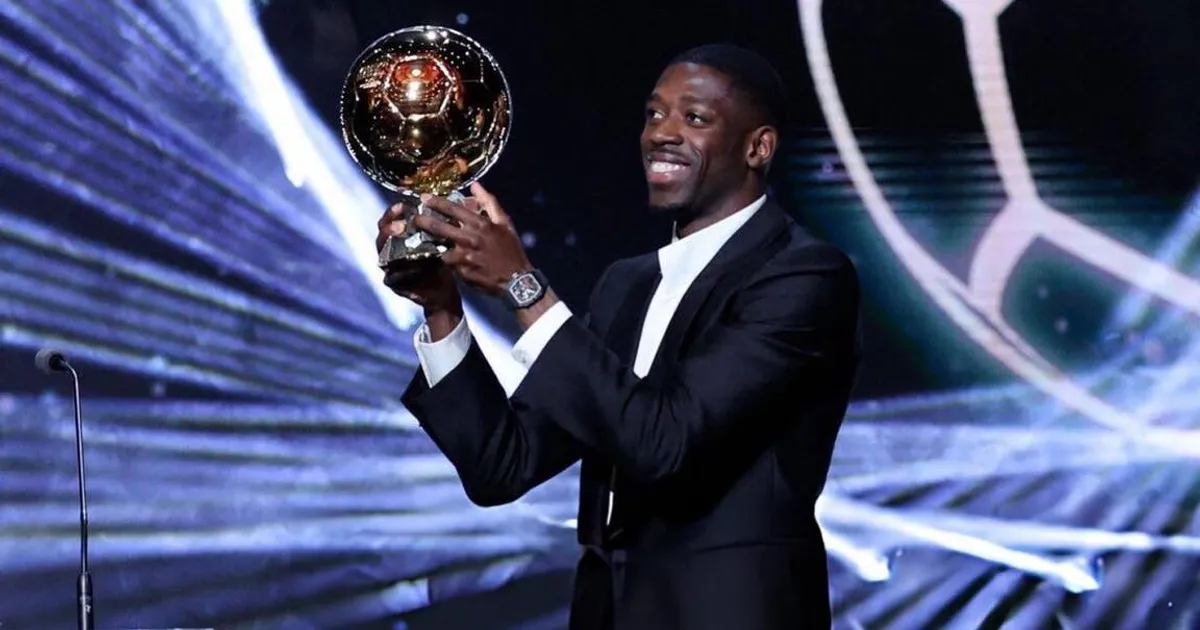 Ousmane Dembélé vence Bola de Ouro 2025