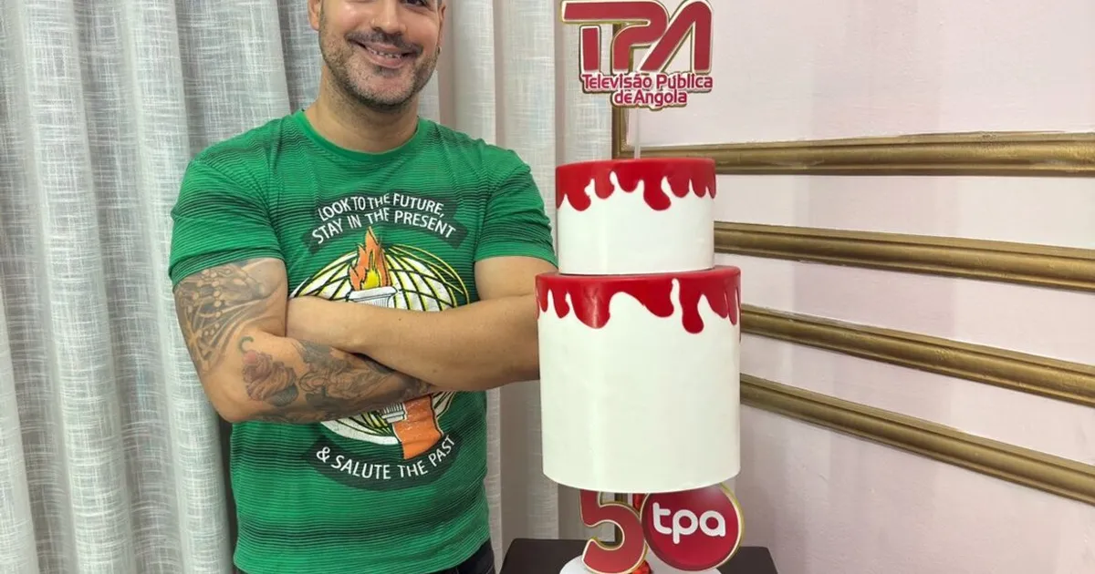 Conde dos Bolos surpreende com criatividade na elaboração do bolo dos 50 anos da TPA