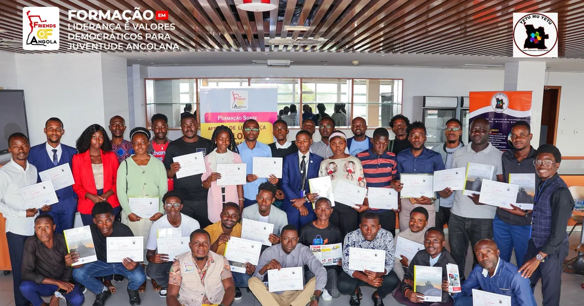 Zaire: Jovens do Soyo formados em matérias liderança e valores democráticos pela Friends of Angola
