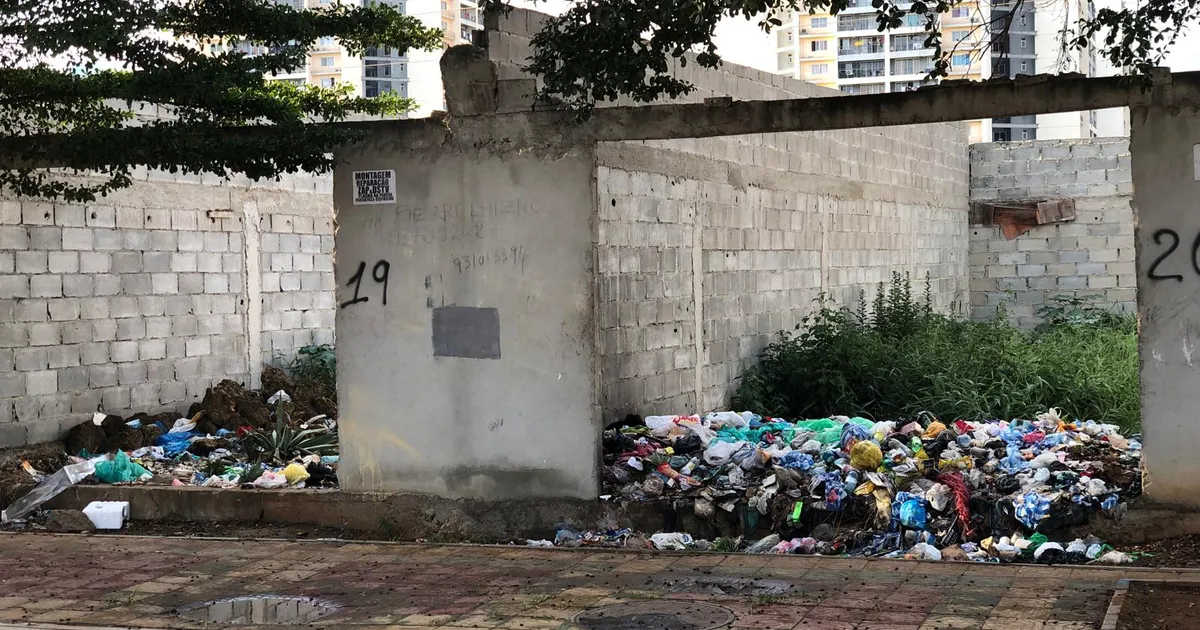 Lixo invade ruas da centralidade Vida Pacifica