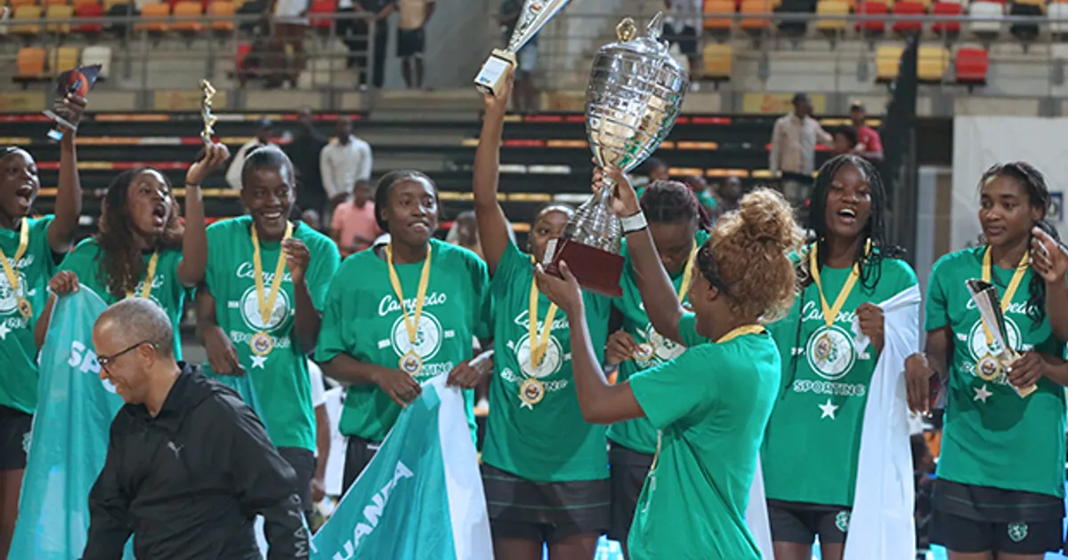 Sporting conquista troféu inédito do nacional da bola ao cesto em feminino