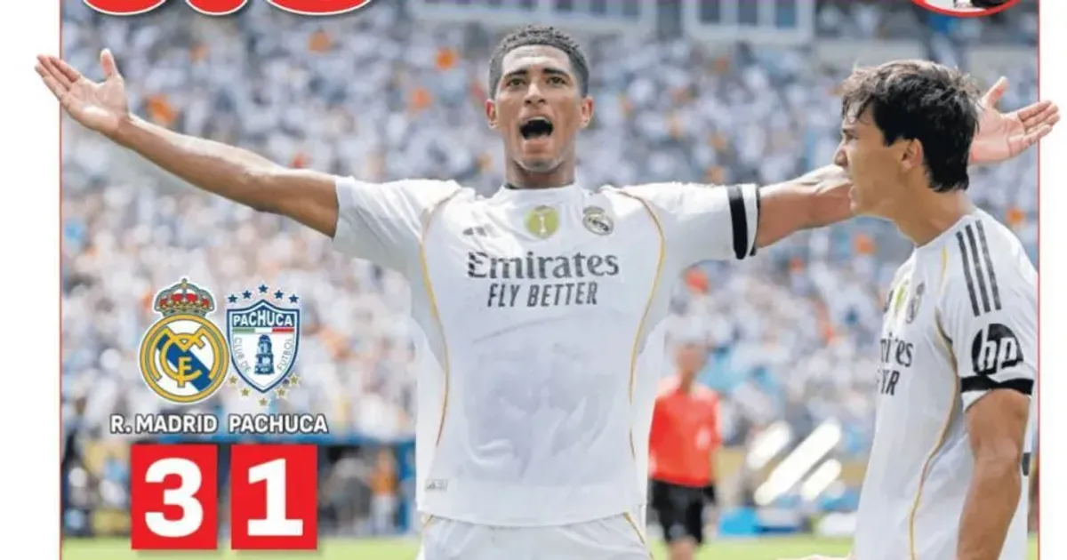 Real Madrid “cilindra” Pachuca do México e soma 1ª vitória no Mundial de Clubes