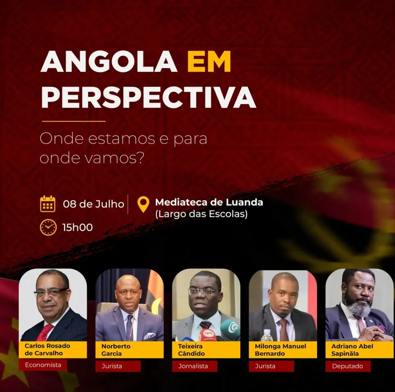 “Angola em Perspectiva” junta especialistas em Luanda para debater presente e futuro do país