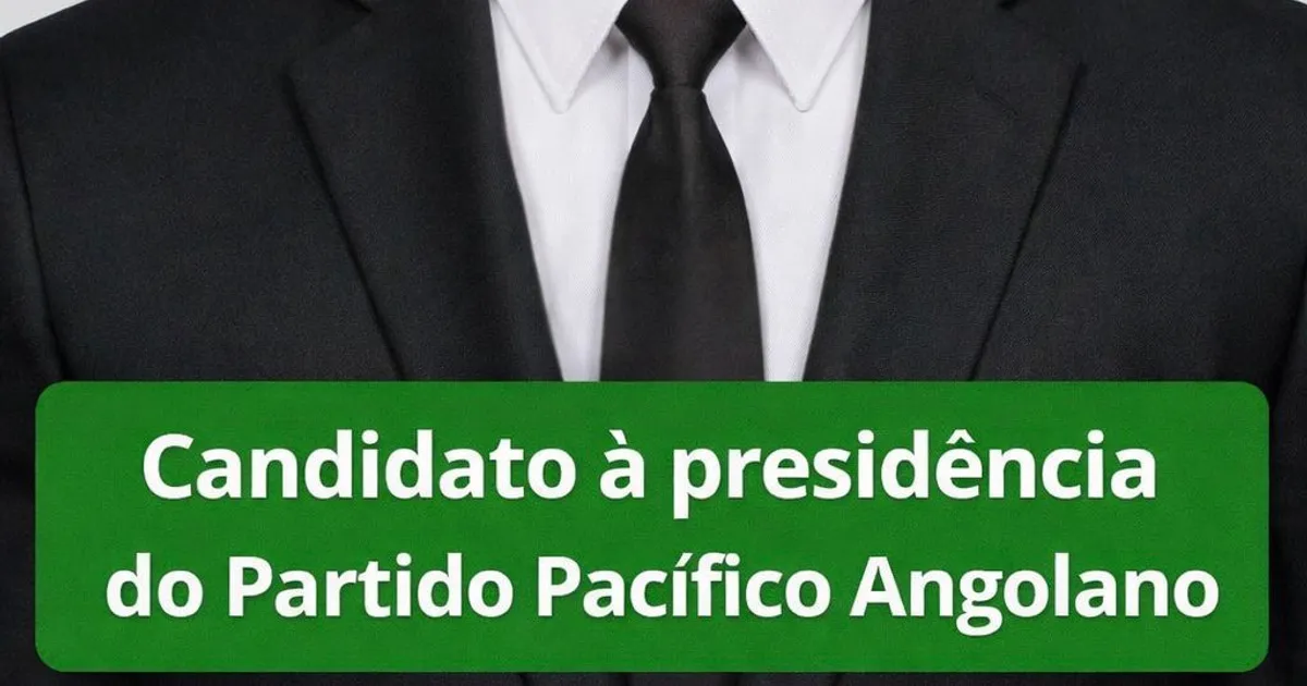 Secretário-geral anuncia candidatura à presidência do Partido Pacifico Angolano