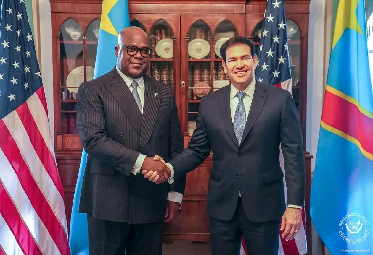 Tshisekedi e Marco Rubio discutem implementação do acordo de paz e reforço da parceria RDC-EUA