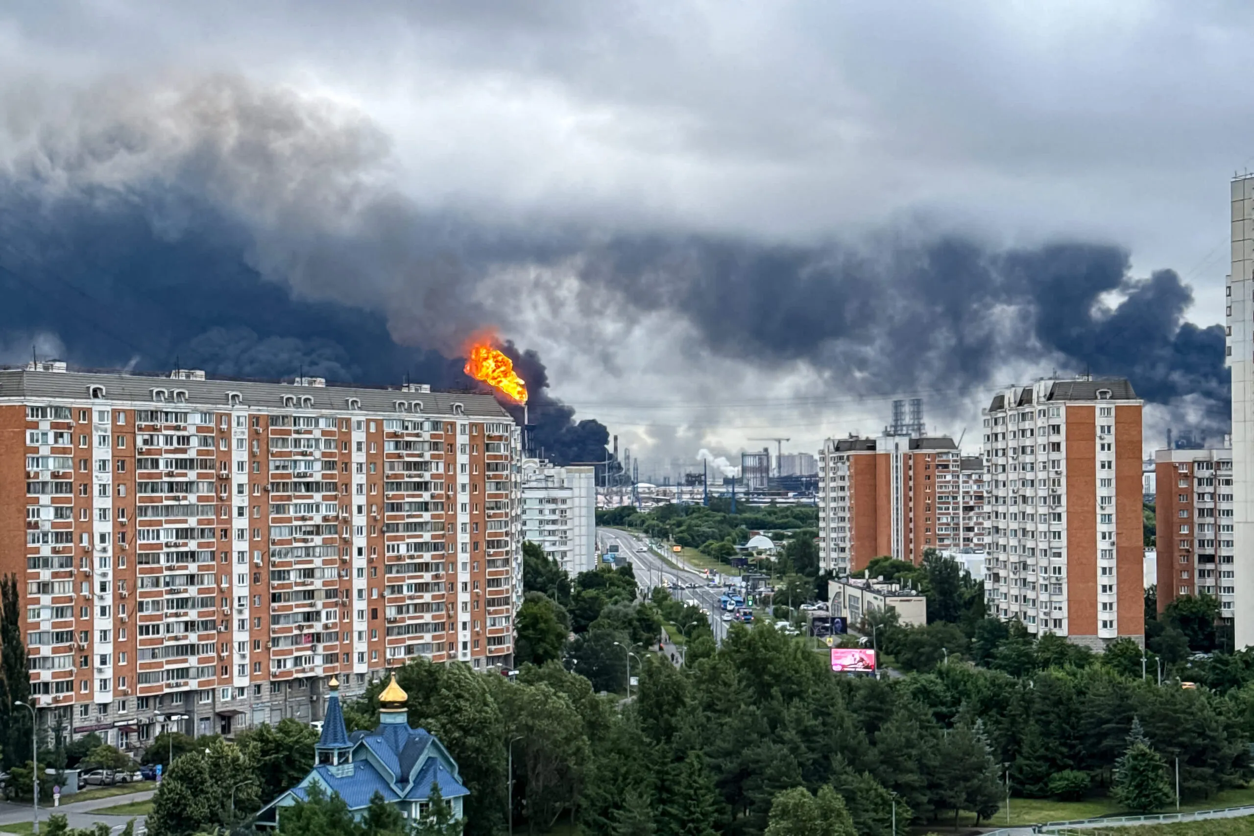 Rússia promete “ataques massivos” após sofrer maior ataque de drones contra Moscovo