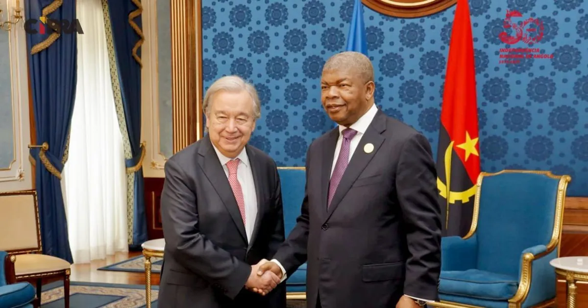 Secretário Geral da ONU recebido no Palácio Presidencial