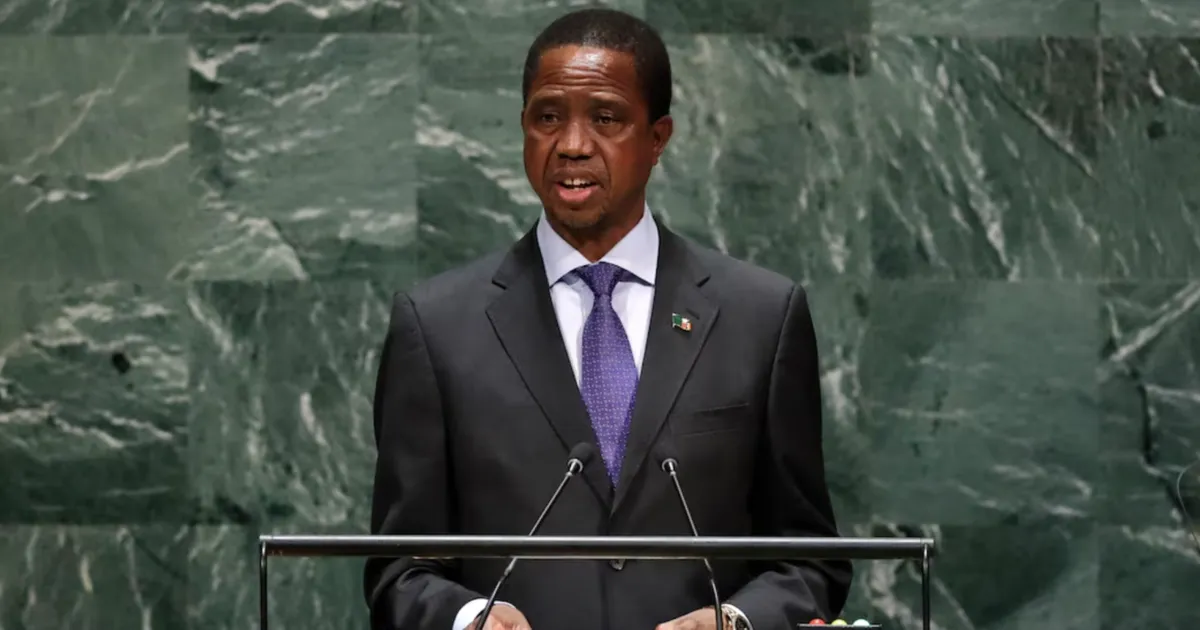 Ex-presidente da Zâmbia Edgar Lungu morre aos 68 anos