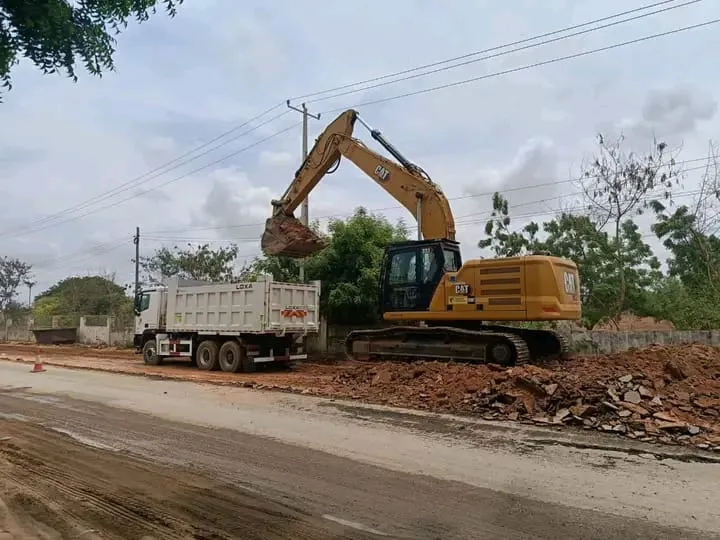 Luanda: trabalhos de reabilitação da Estrada de Calumbo já decorrem