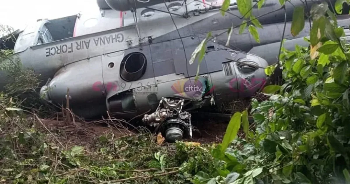 Dois ministros entre mortos em queda de helicóptero no Gana