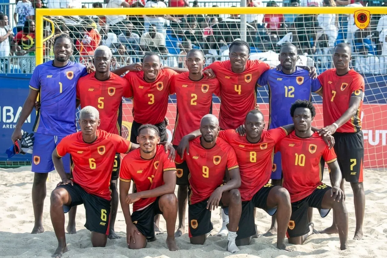 Angola perde diante do Egipto, mas garante qualificação inédita para o CAN de futebol de praia