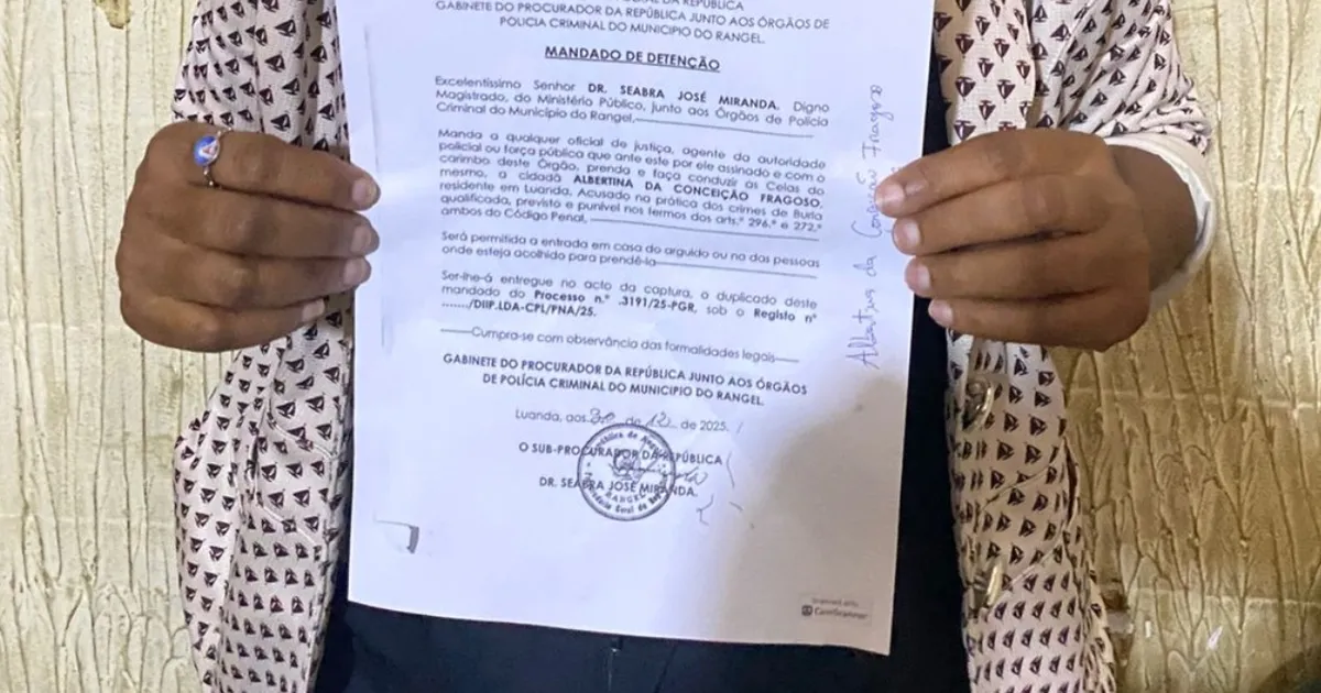 Funcionária do Ministério da Justiça detida por vender BI angolano a cidadãos da RDC