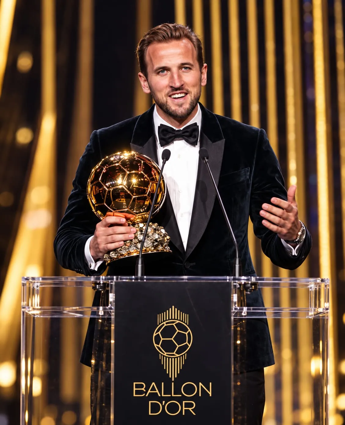 Harry Kane conquista a Bola de Ouro 2026 e entra para a história do futebol inglês