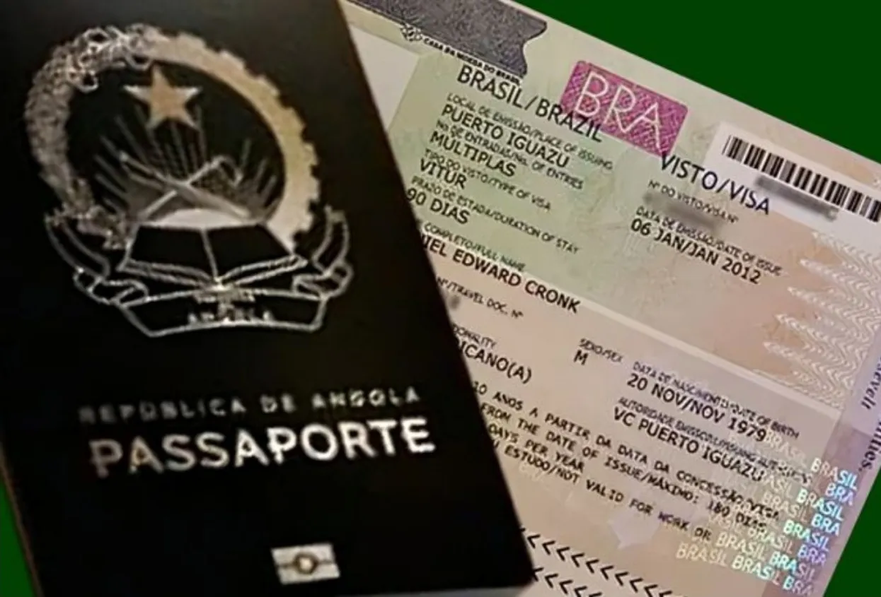 Angolanos poderão viajar várias vezes ao Brasil com visto válido por cinco anos