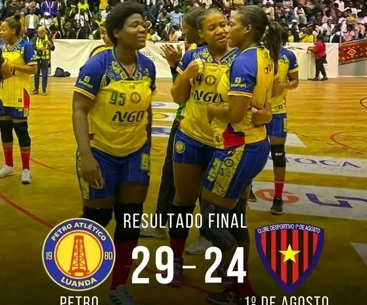 Petro vence 1° de Agosto e volta erguer troféu do nacional de andebol feminino