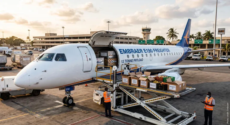 Embraer quer conquistar o céu africano com aviões de carga de 13 toneladas