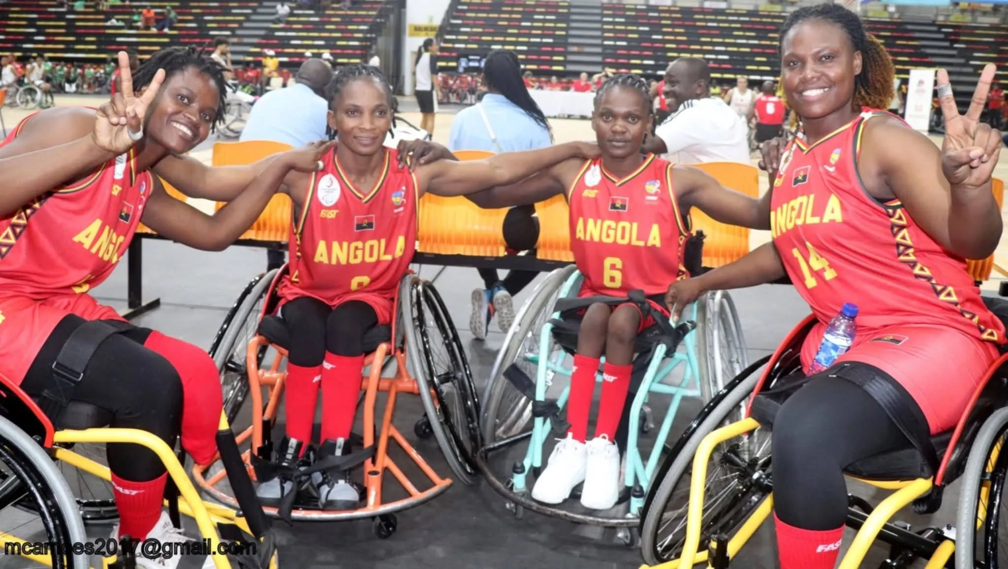 Seleção Nacional feminina disputa vaga na final do Afrobasket em cadeira de rodas