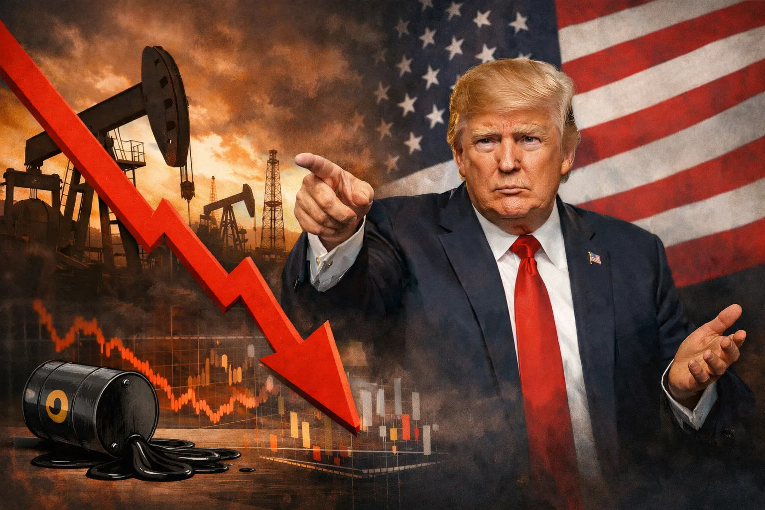 Preço do petróleo recua enquanto Governo Trump emite mensagens contraditórias