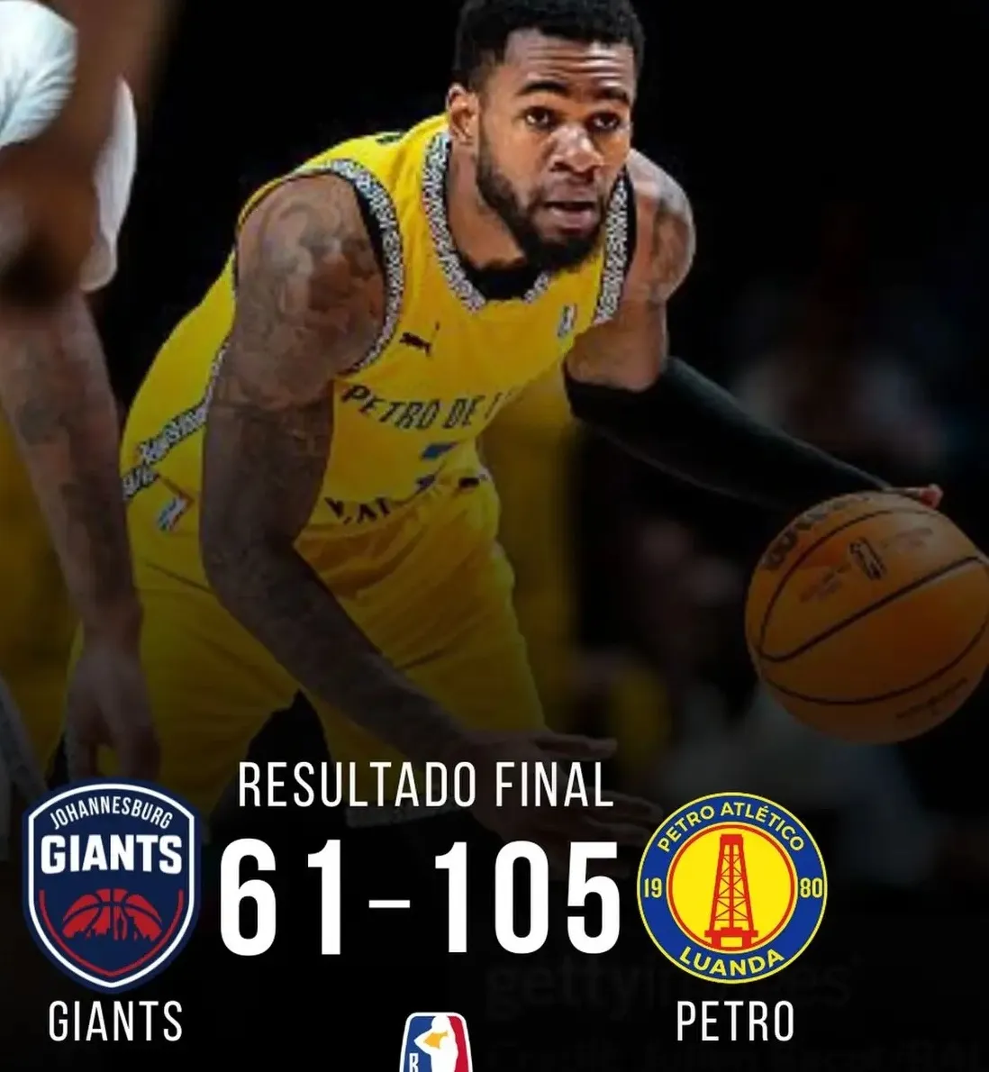 Petro de Luanda arrasa Giants de Joanesburgo na Basketball African League