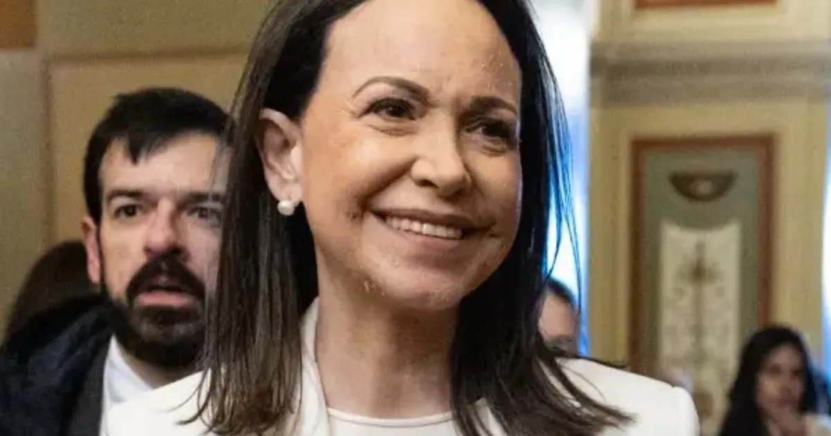 María Corina Machado oferece medalha do Nobel da Paz ao Presidente dos EUA