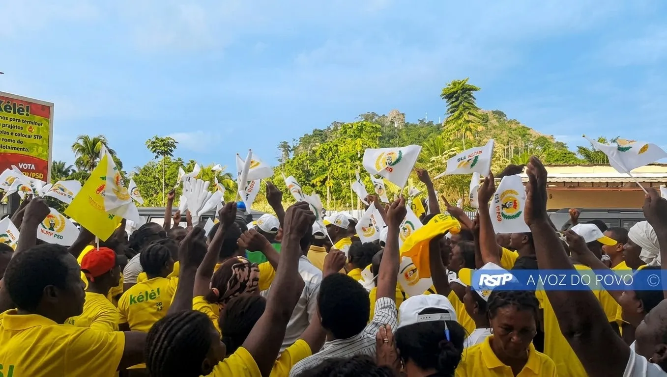 MLSTP declara vitória e fica perto da maioria absoluta em São Tomé