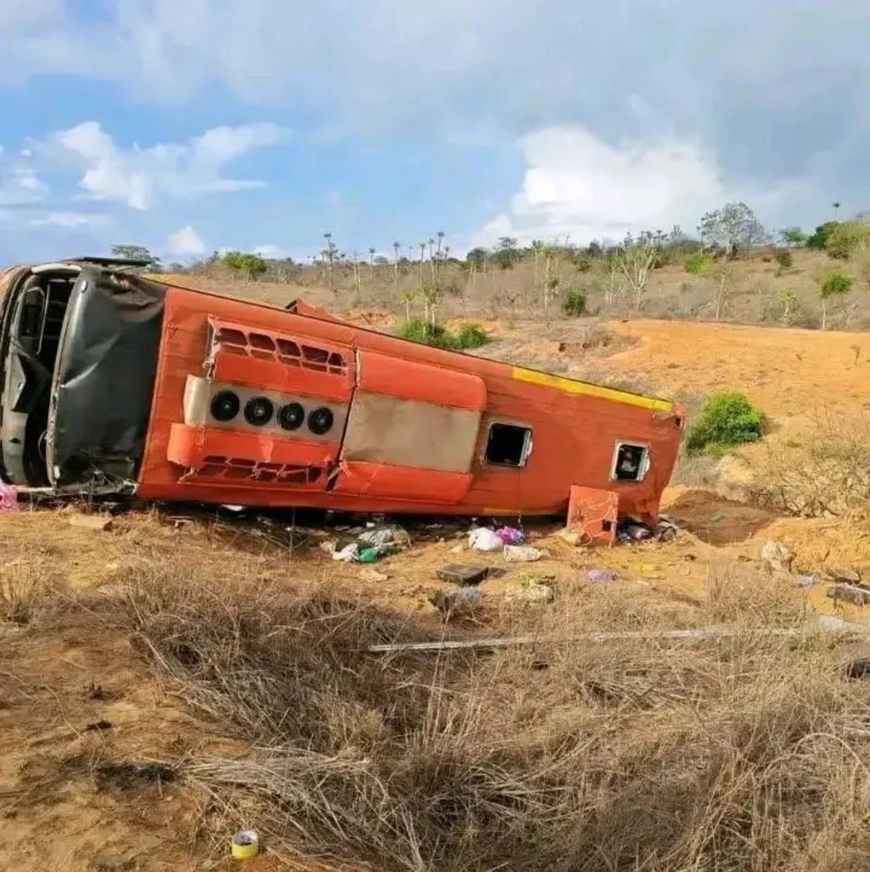 Oito mortos e 34 feridos em capotamento de autocarro no Cabo Ledo